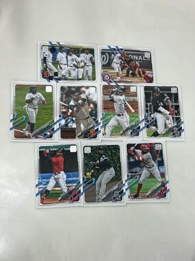 Baseball Player Trading Card Lot - Multi Team Set